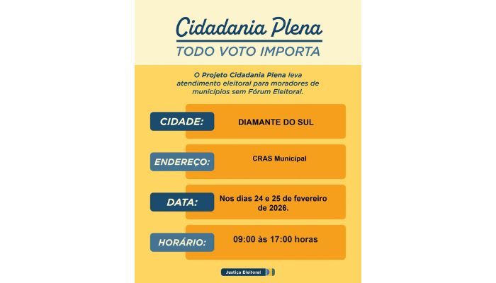 Diamante do Sul – Projeto Cidadania Plena chega ao município 